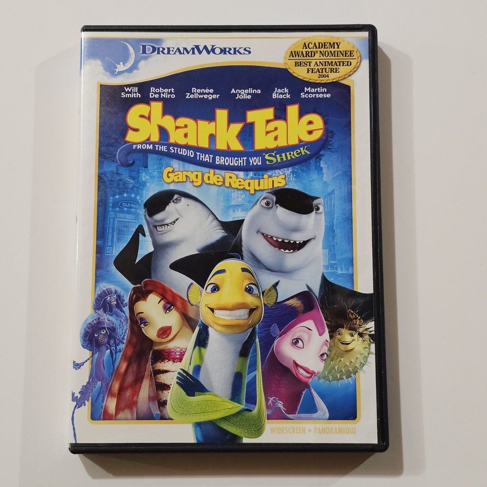 DreamWorks Shark Tale DVD – Animated Family Comedy – Will Smith, Jack Black